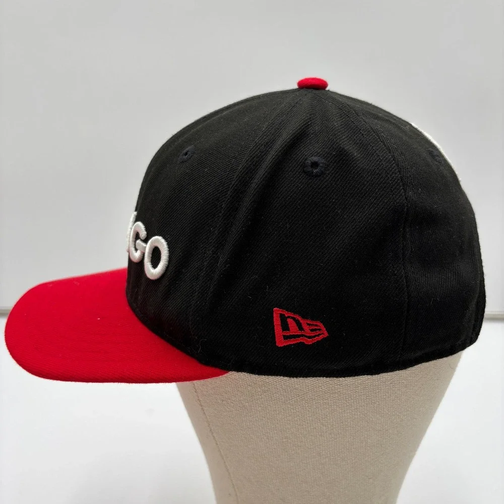 New Era‎ Chicago Bulls 9FIFTY Snapback Hat Youth Black Red NBA Basketball Cap